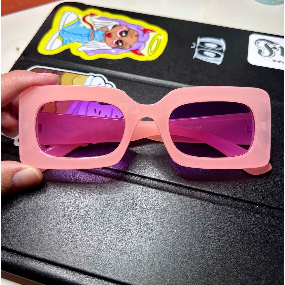 Urban Outfitter Rectangle Pink Sunglasses